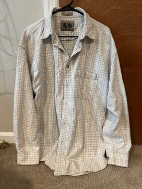 Vintage Cream Plaid Flannel